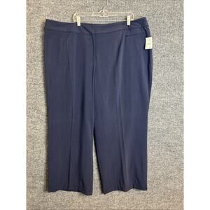 Cato Womens Trouser Dress Pants Plus Size 26W Blue Career Office New Stretch